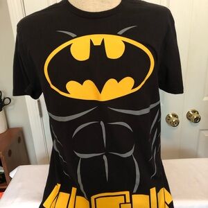 DC Batman Kids Costume T-Shirt - Black and Yellow